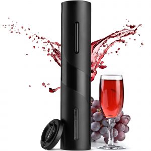 Electric Wine Bottle Opener W/ Foil Cutter, Cordless Automatic Corkscrew by VinFlow5