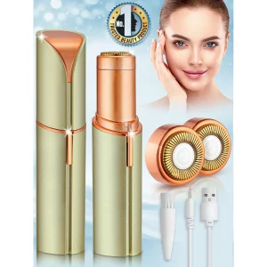 Painless Hair Removal Device for Women (Gold), Electric Facial Hair Remover by Nysa-9